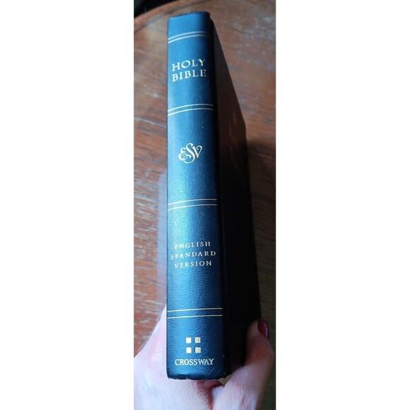 Holy Bible English Standard Version - ESV  Black (Hardcover 2016) Crossway VG - Picture 2 of 16